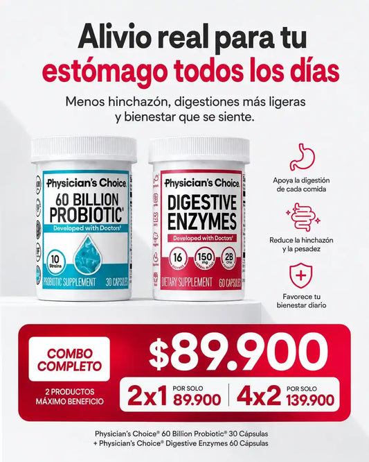 Enzimas Digestivas + Probioticos